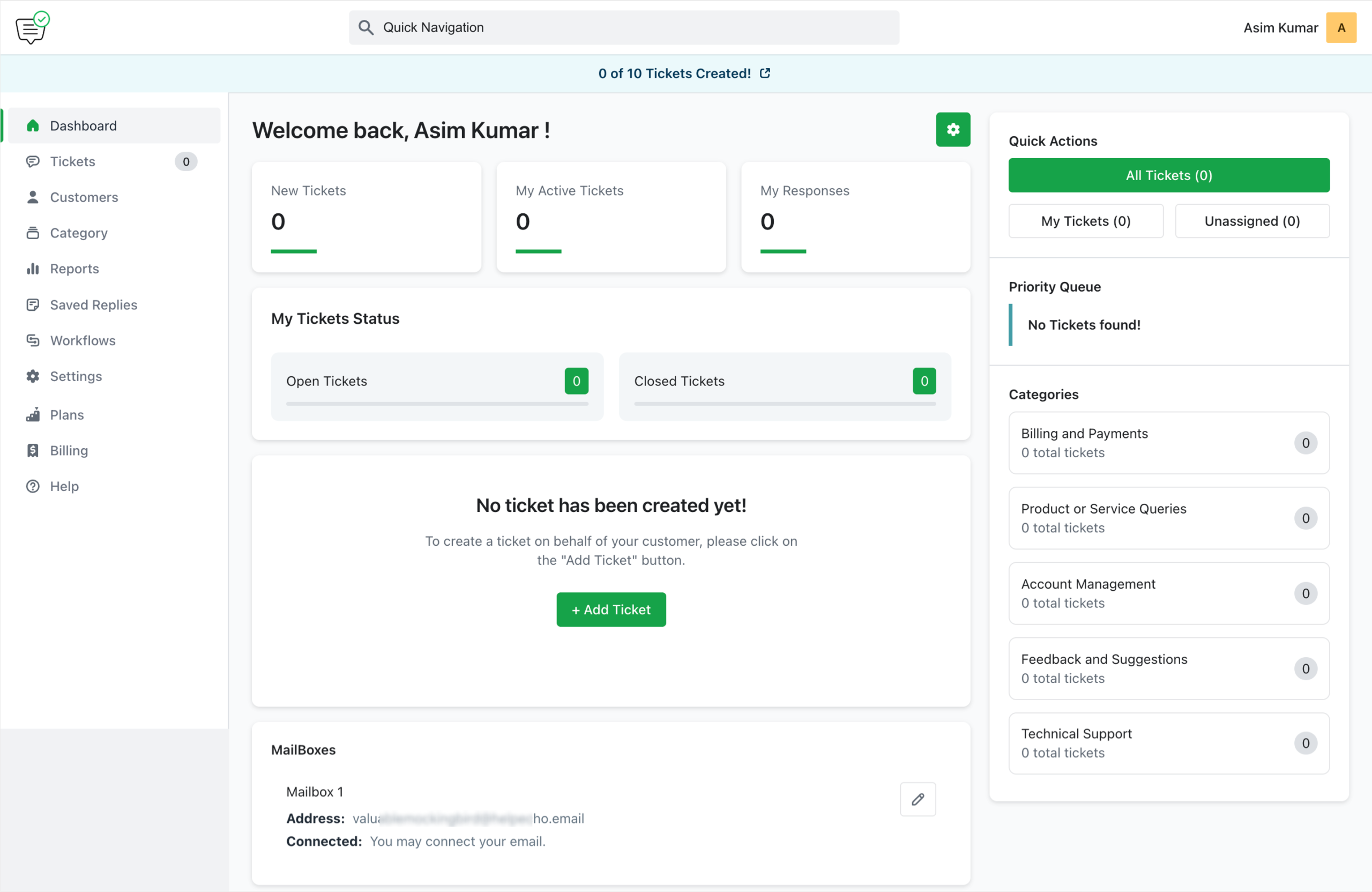 Dashboard Overview