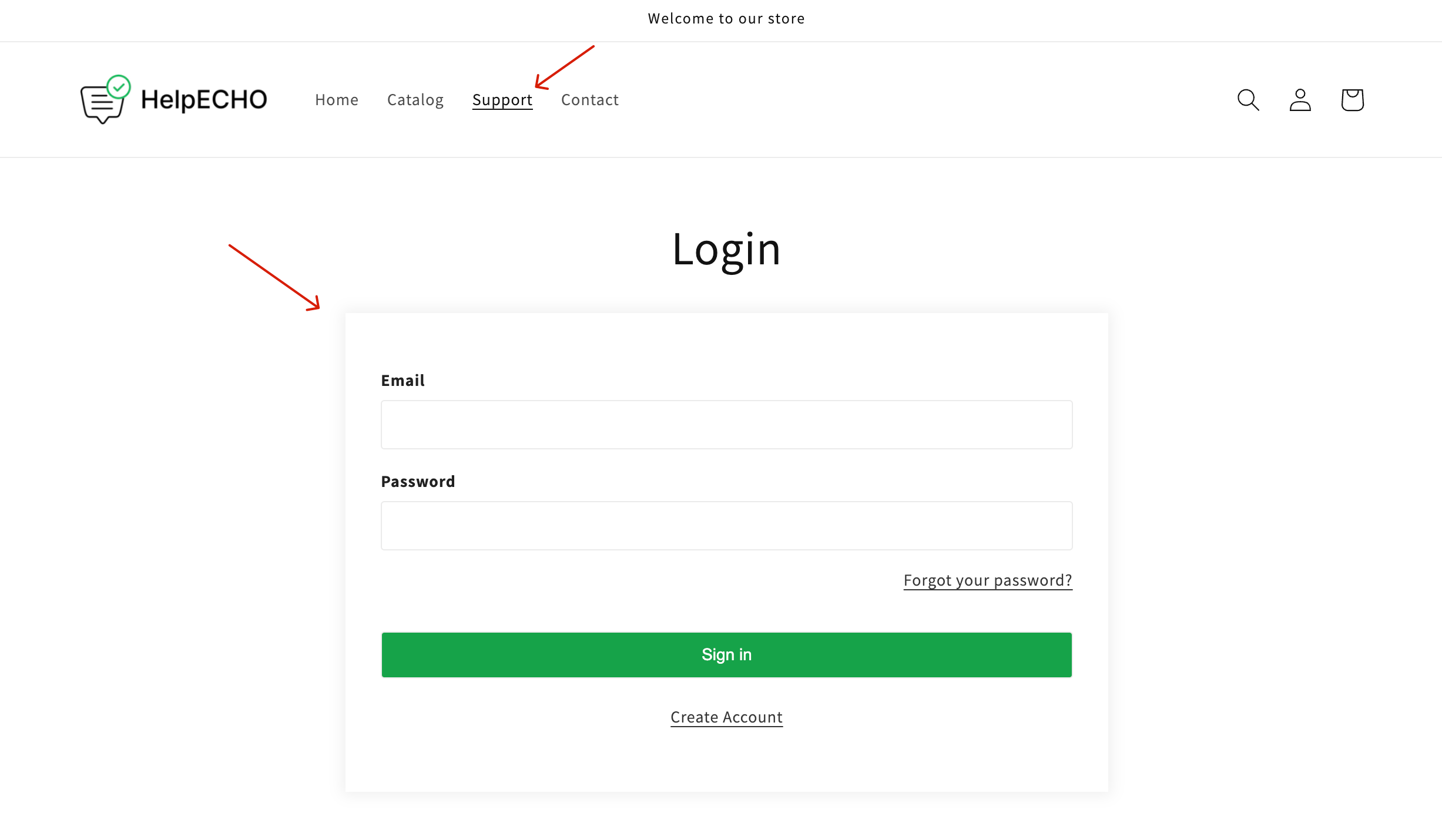 Customer Login and Registration